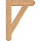 Ekena Millwork Traditional Craftsman Smooth Bracket w/ Offset Brace, Western Red Cedar, 7 1/2"W x 30"D x 42"H BKT0806X30X42TRA04SWR - alternate 2